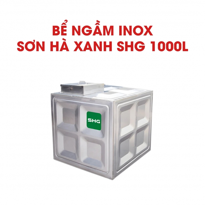 Bể nước ngầm inox Sơn Hà Xanh SHG 1000L